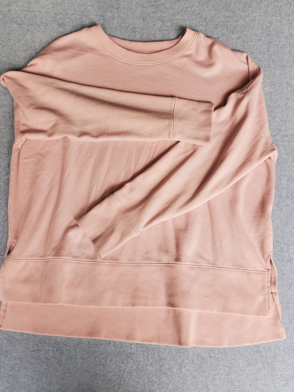 Time and Tru Blush Pink Crewneck Sweatshirt